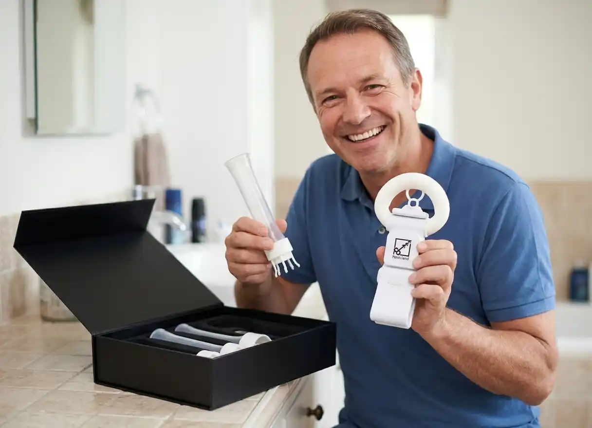 Penisverlängerung OP Vorbereitung und Produkt-Set