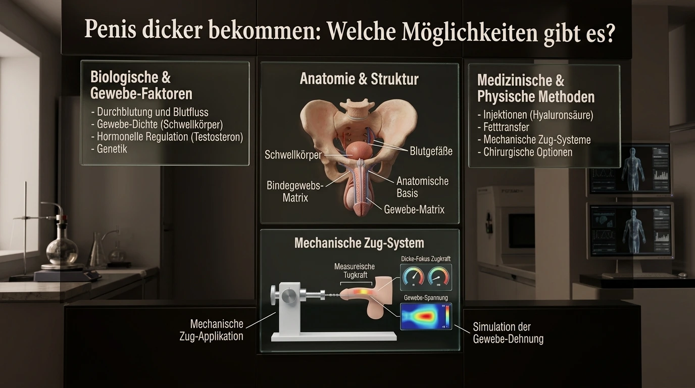 Penis dicker bekommen – Überblick über Möglichkeiten und wissenschaftliche Erkenntnisse