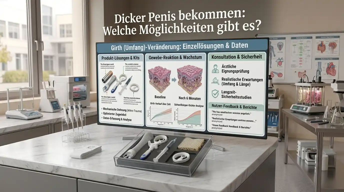 Penisumfang mit einem Maßband richtig messen