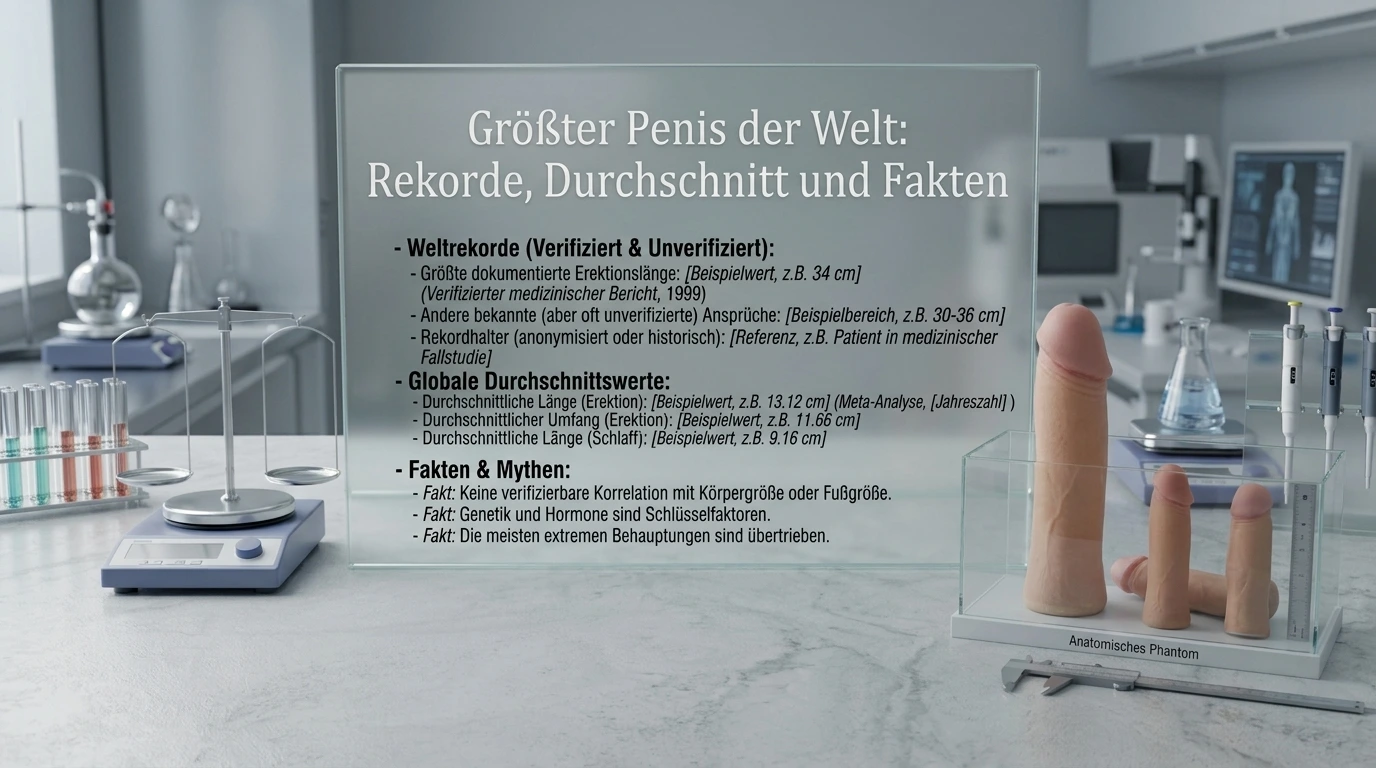 Größter Penis der Welt und bekannte Größenrekorde