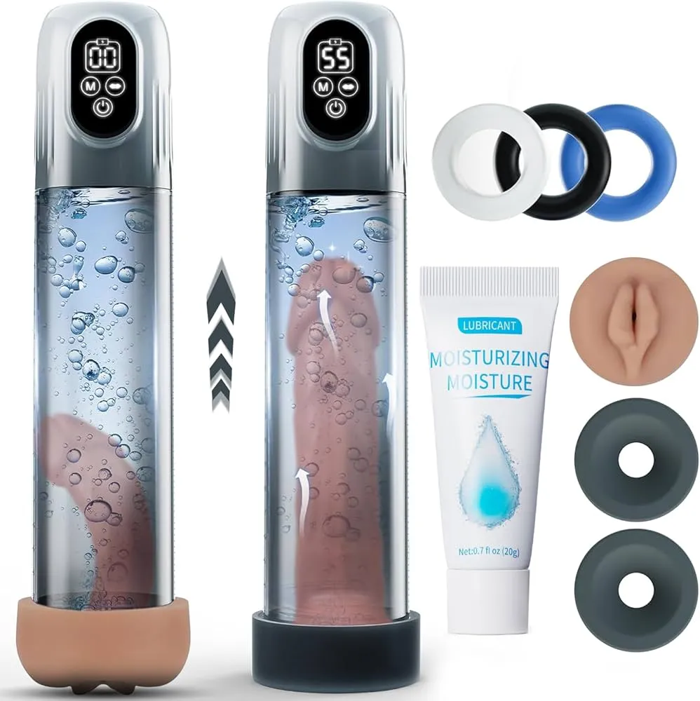Vacuum penis pump for men's health and erection support