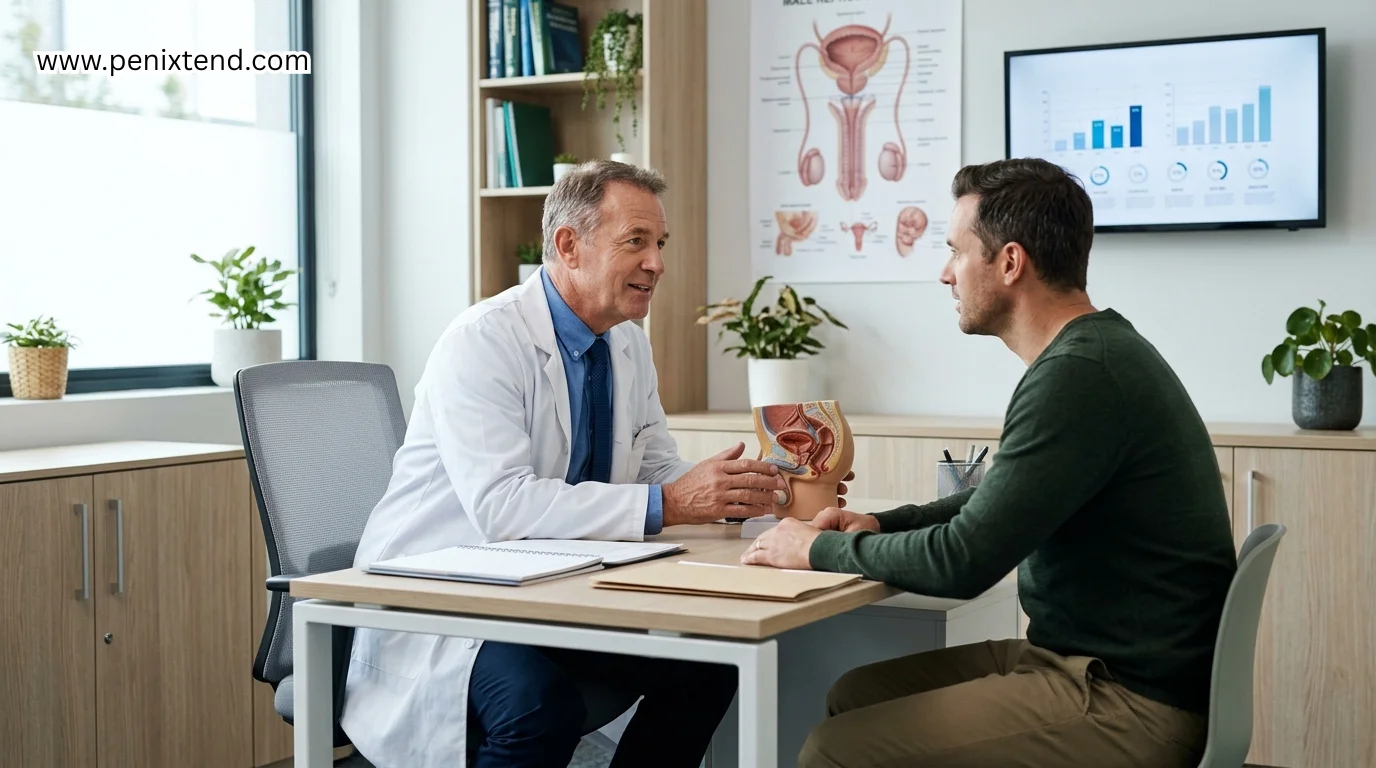 Optimale Penisgröse – Urologe erklärt die normale Penisgröße während einer medizinischen Beratung