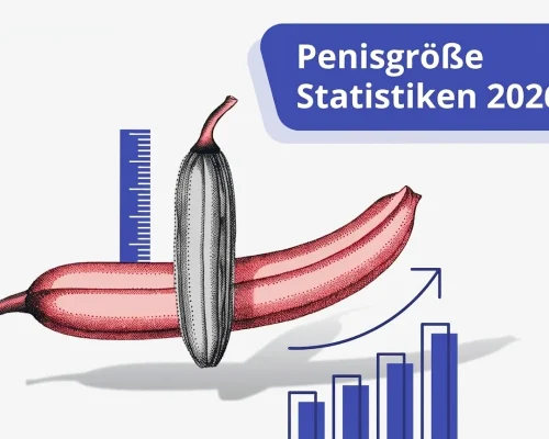 Infografik: Durchschnittliche Penisgröße Mann – Normalwerte im Überblick
